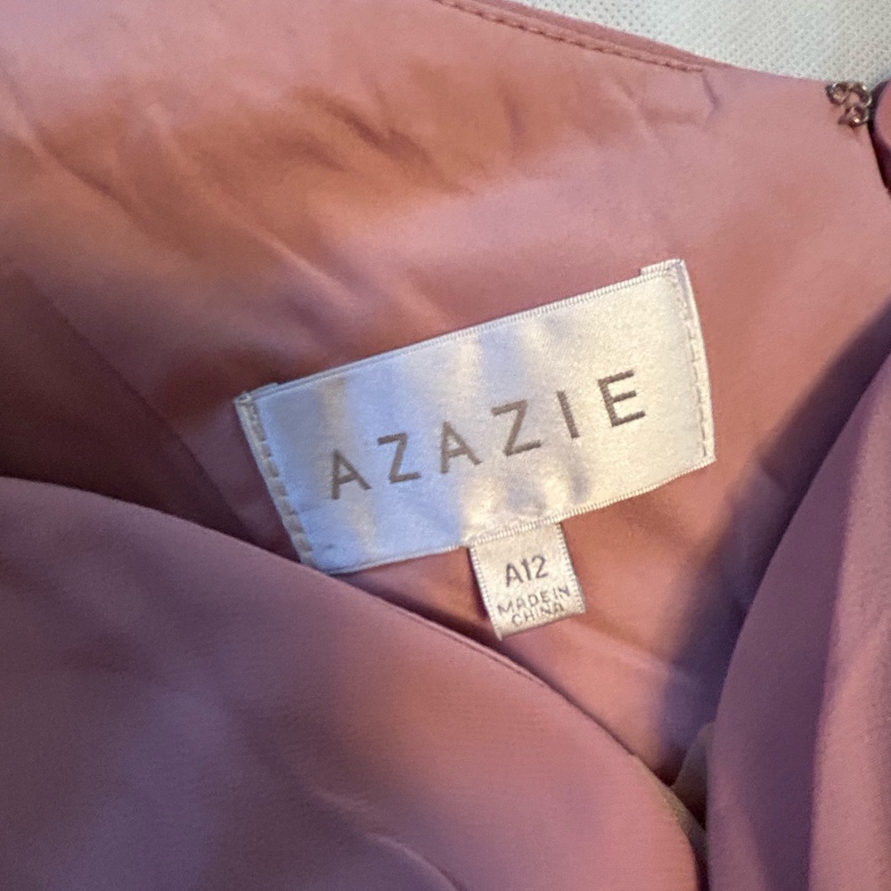 Azazie Pink Wedding Dress